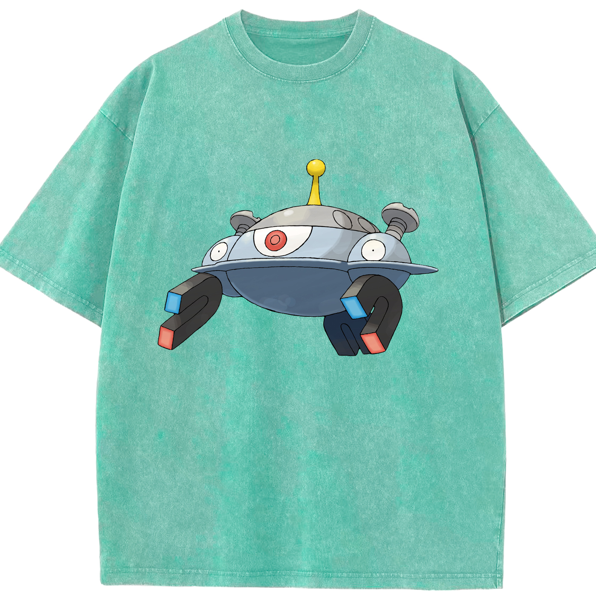 （画像用） ポケットモンスター Pokémon 綿100% ヴィンテージ風 半袖Tシャツ（フロントプリント）